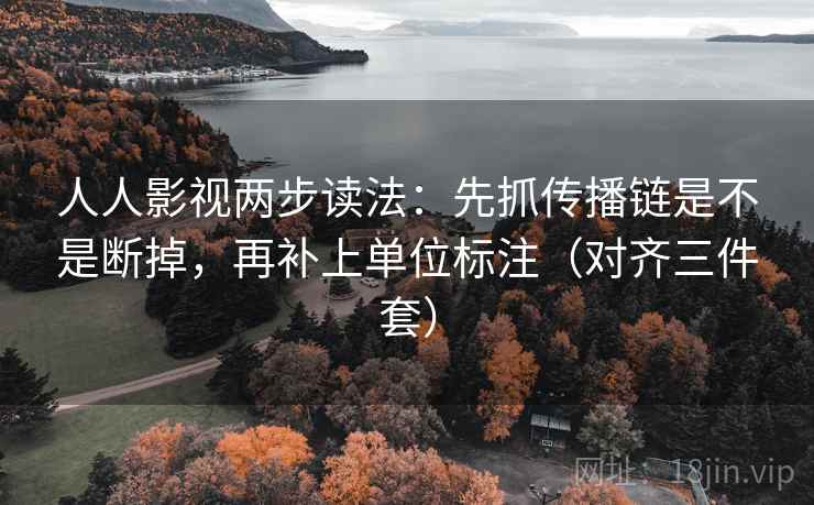 人人影视两步读法：先抓传播链是不是断掉，再补上单位标注（对齐三件套）